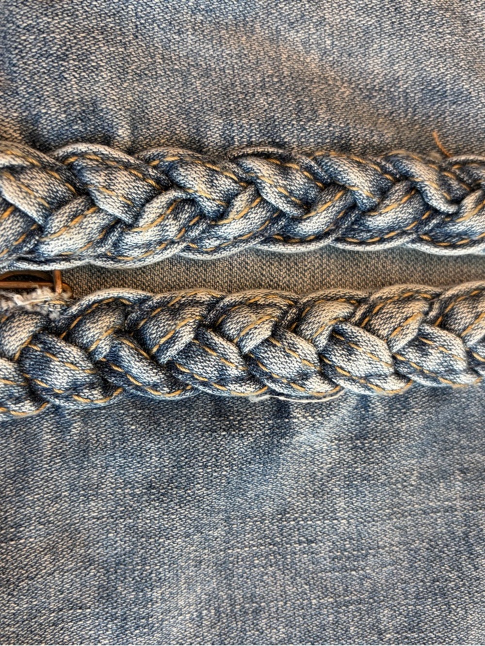 Curve Denim Cropped Jean Jacket - Light Blue - Picture 6 of 8